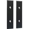 Ekena Millwork Premium Barn Door Hollow Core Plates (set of 2), Black GB6001HCPBL - alternate 4